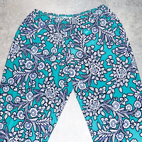 Floral Pajamas Set Two Piece‎ Loungewear Matching Set Sleepwear Size Medium - Picture 5 of 6